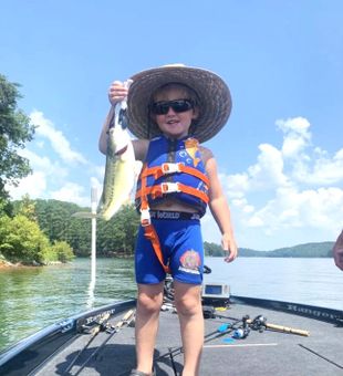 Targeting largemouth bass.